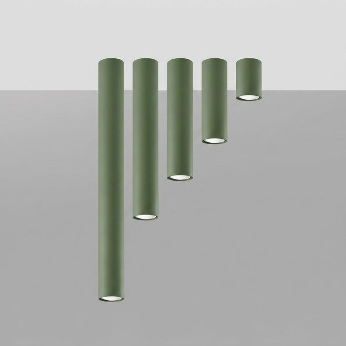 SOLLUX SL.2071 Plafón LAGOS 10 verde oliva