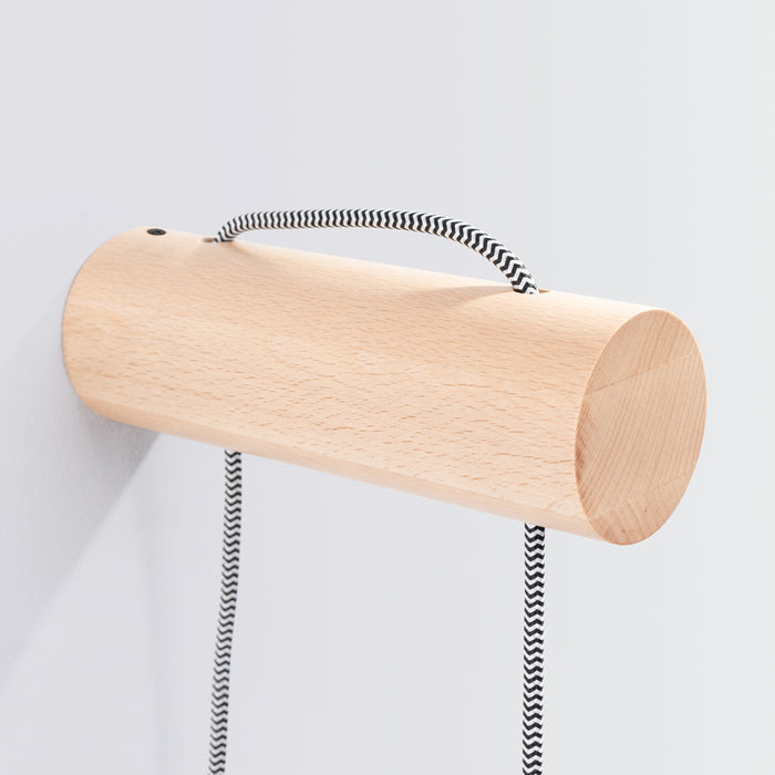 SOLLUX SL.1645 Lámpara de pared NIBMI G9 con interruptor madera natural/blanco/negro