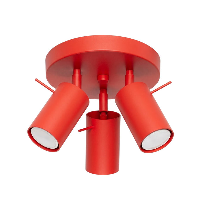 SOLLUX SL.2192 Plafón RING 3P rojo