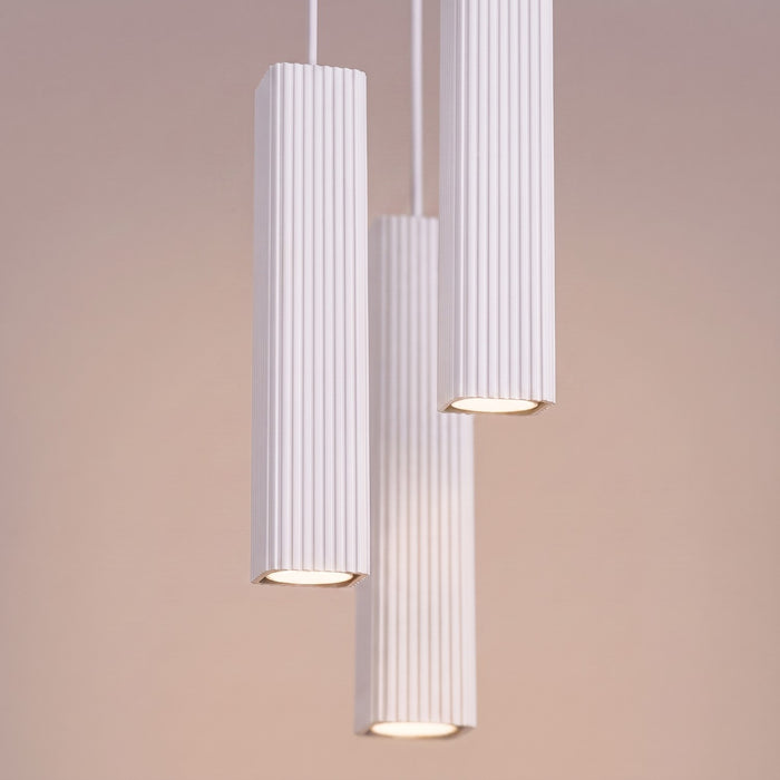 SOLLUX SL.3143 Lámpara Colgante Rayo 3P Blanca