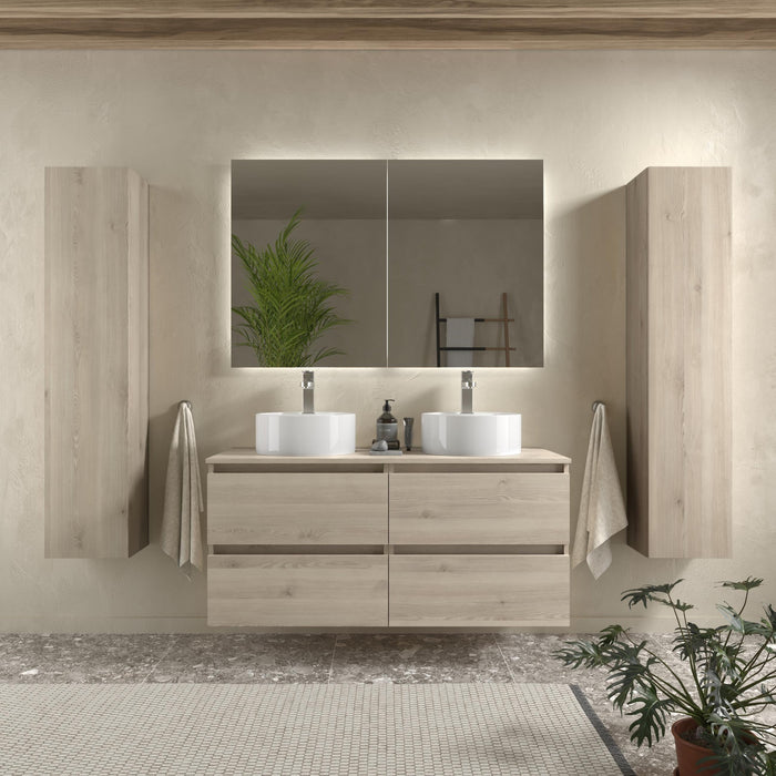 SALGAR 115864 BEQUIA Mueble de Baño 140cm Natural