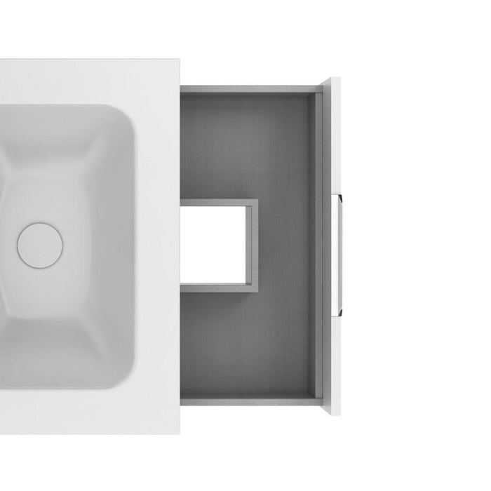 AMIZUVA C0073828 SUKI Complete Set 2 Drawers 60 White Gloss