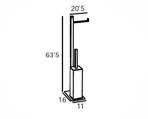 MANILLONS TORRENT 05541081 Auxiliar De Pie Negro Mate