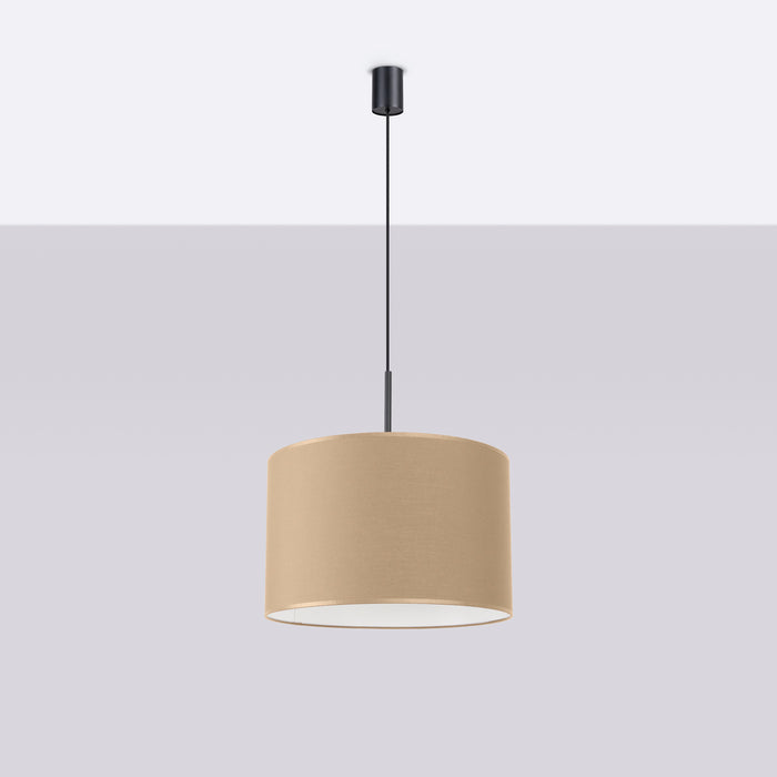 SOLLUX SL.1849 Lámpara colgante NEVIA beige color topo/negro
