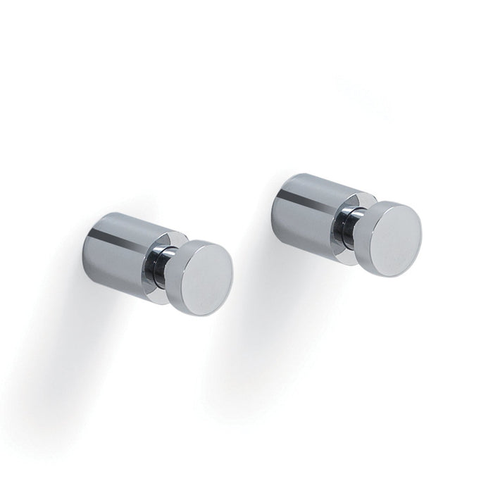 GEDY 22271300A00 Percha Corta 2 Piezas Cromo