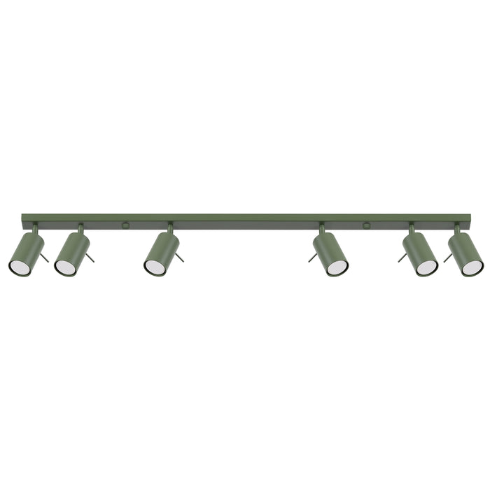 SOLLUX SL.1505 Lámpara de techo RING 6L verde oliva verde oliva