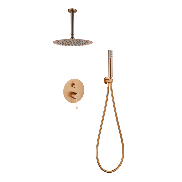 IMEX GPP063/ORC BLESS-PALAU Monomando Conjunto Empotrado Oro Rosa Cepillado