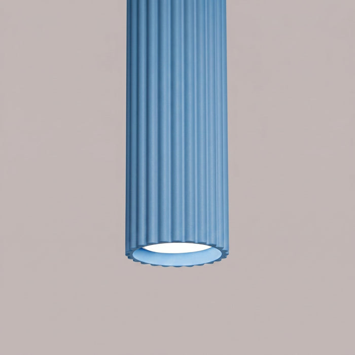 SOLLUX SL.2337 Lámpara colgante KARBON 1 azur