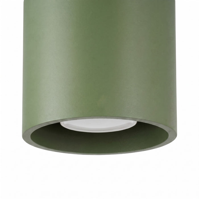 SOLLUX SL.2102 Plafón Orbis 1 Verde Oliva