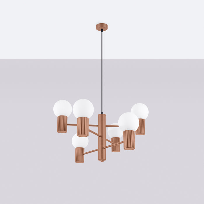 SOLLUX SL.1834 HALO Araña 6 Moca