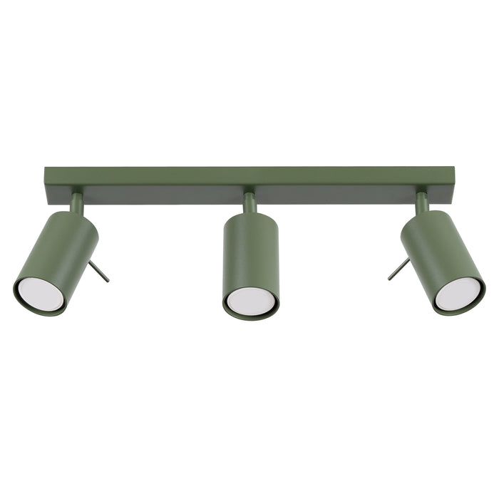 SOLLUX SL.1502 Lámpara de techo RING 3L verde oliva verde oliva