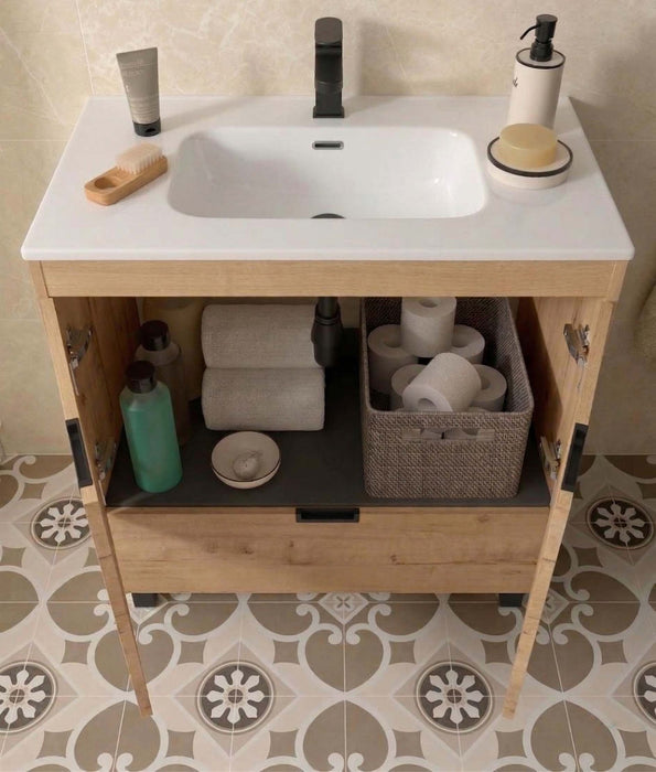 SALGAR CONTESSA Mueble+Lavabo Color Roble África