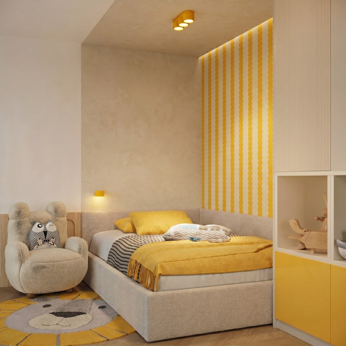 SOLLUX SL.2624 Aplique de pared AURA amarillo Gx53