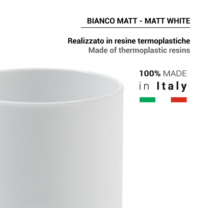 GEDY SH980200300 SHARON Portacepillos Blanco Mate