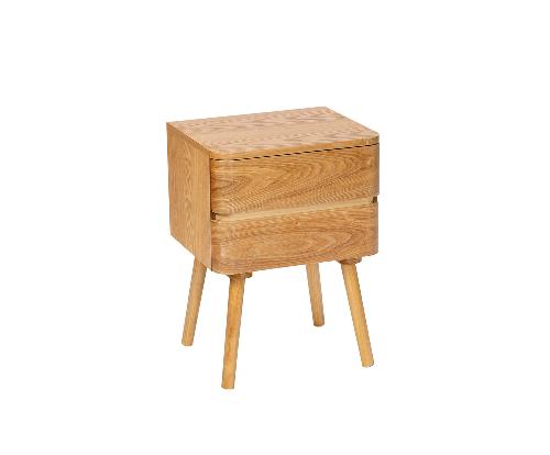 ANDREA HOUSE MU23029 Mesita De Noche M.Fresno 40X34X55Cm