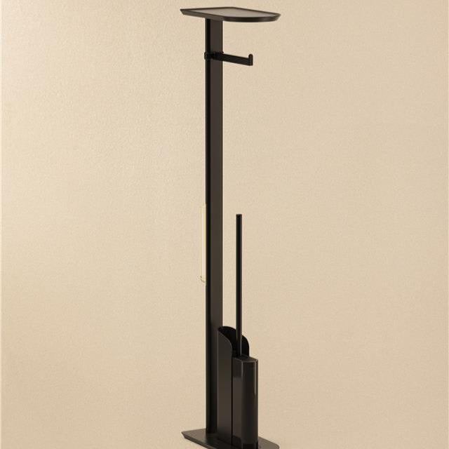 COSMIC WJC512A0097036 FLAT Escobillero/Portarrollos Negro Mate