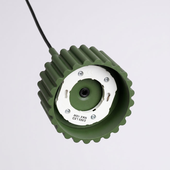 SOLLUX SL.2679 Lámpara colgante AURA 1 verde oliva Gx53