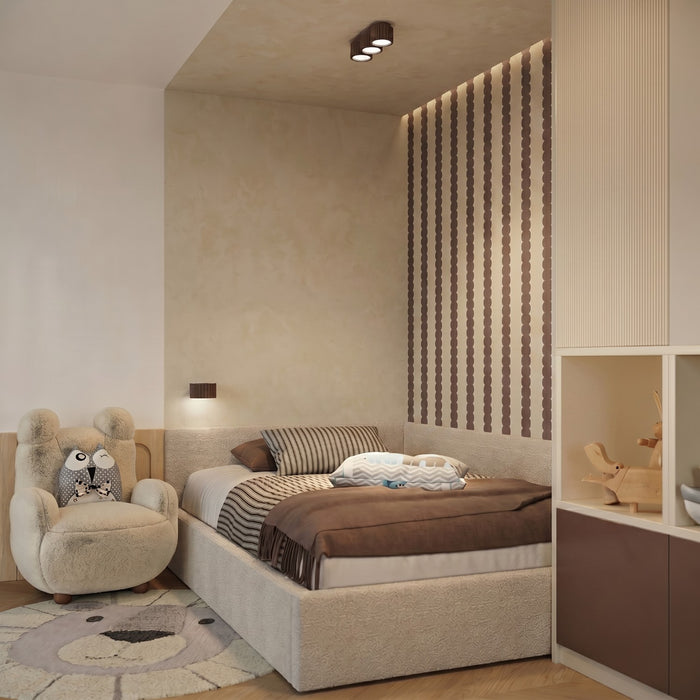 SOLLUX SL.2626 Aplique de pared AURA marrón Gx53