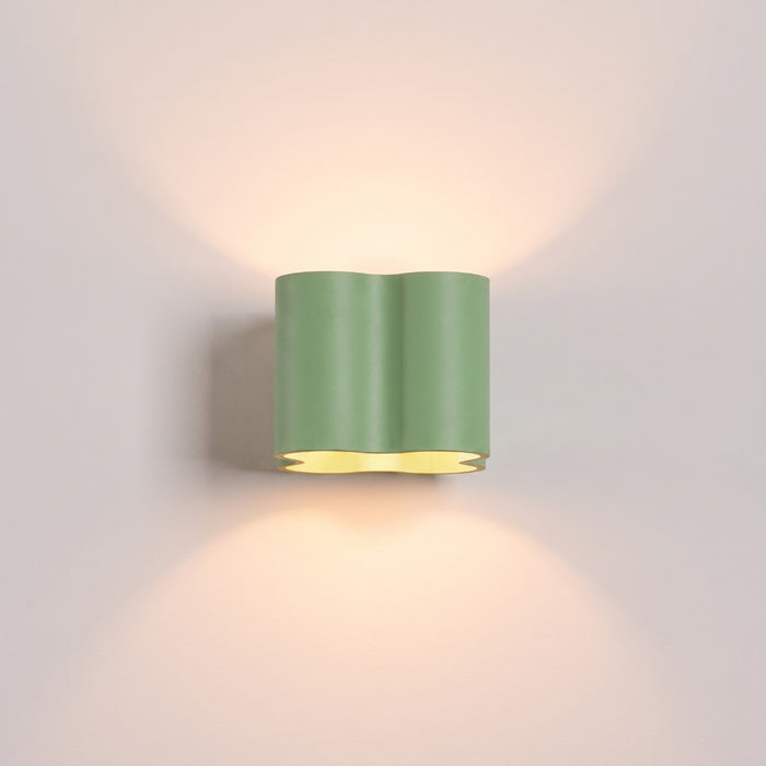 SOLLUX SL.3406 Lámpara De Pared Ovio Verde Salvia G9