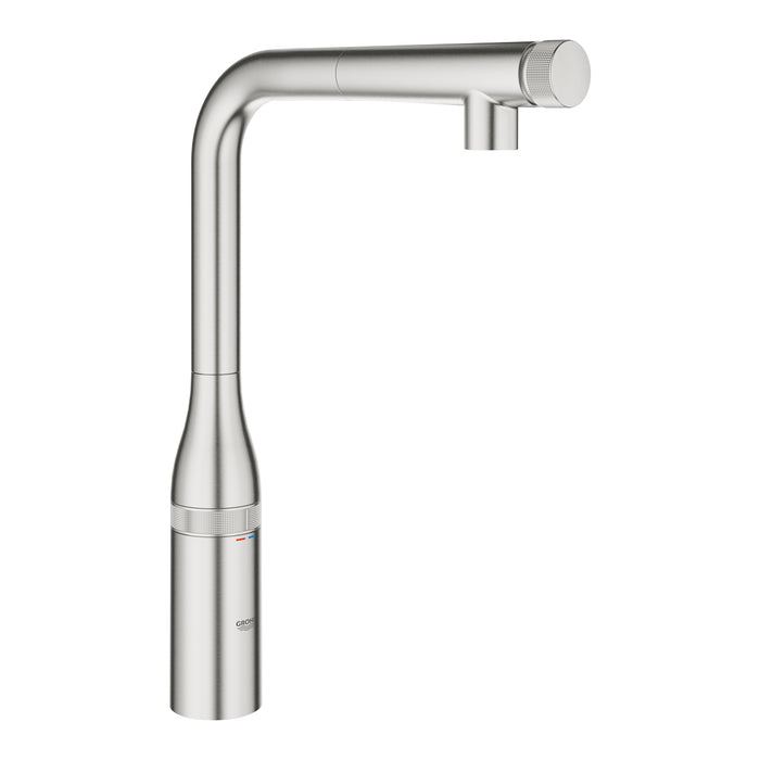 GROHE 31 615 DC0 ESSENCE Monomando de fregadero con smartcontrol integrado acero