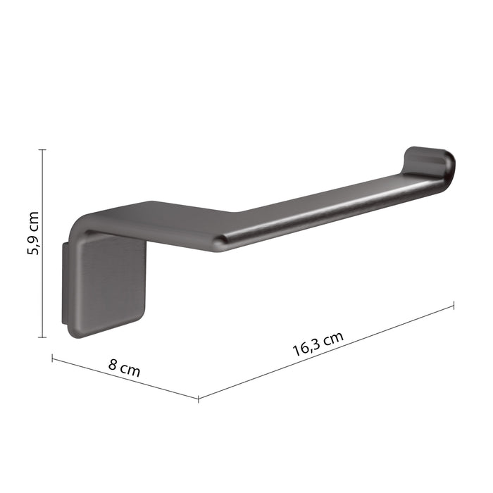 GEDY A9248100000 IL GIGLIO Portarrollo gun metal