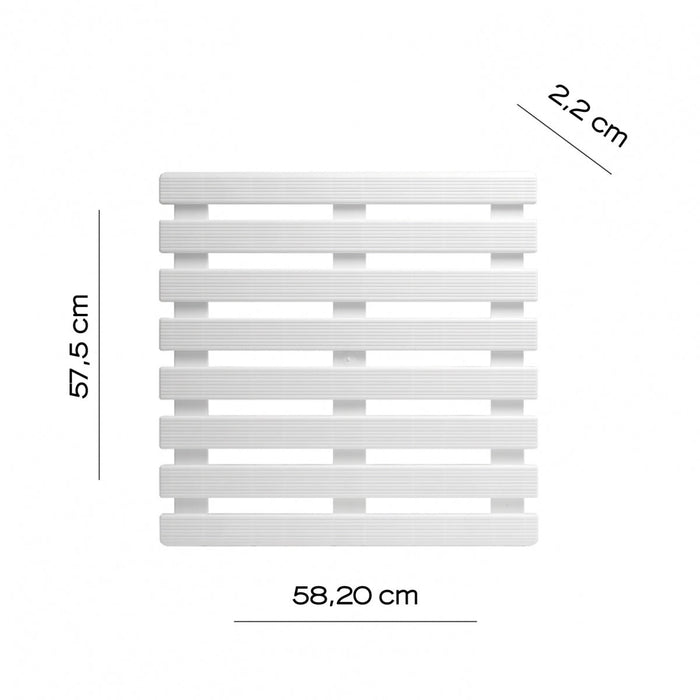GEDY CO830200300 G-LIDO Shower Tray 58X58 White