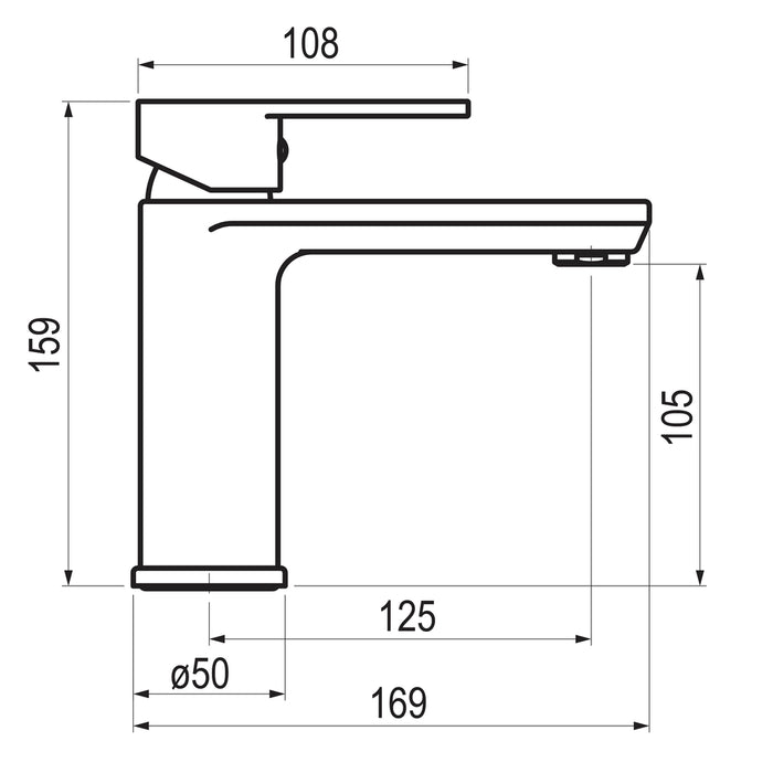 PRESTO 2155011 Zip Plus 2.0 lavabo Blanco