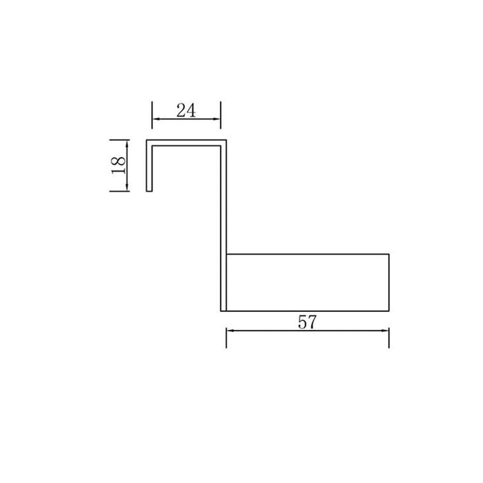 OXEN 324854 Toallero Mueble Lateral Sin Taladros Con Perchas