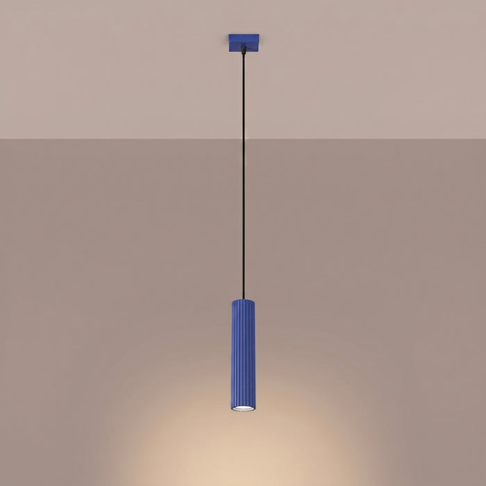SOLLUX SL.2311 Lámpara colgante KARBON 1 ultramarino