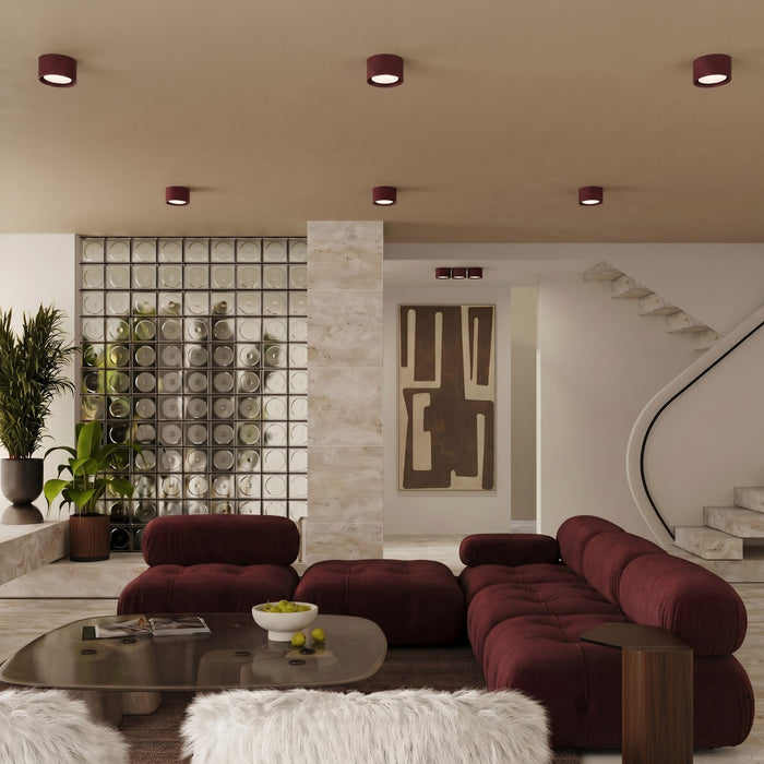 SOLLUX SL.2454 Plafón MODO 1 burdeos Gx53