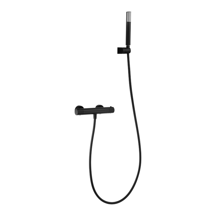 IMEX BTM039-5NG MONZA Grifo Termostático Ducha Negro Mate