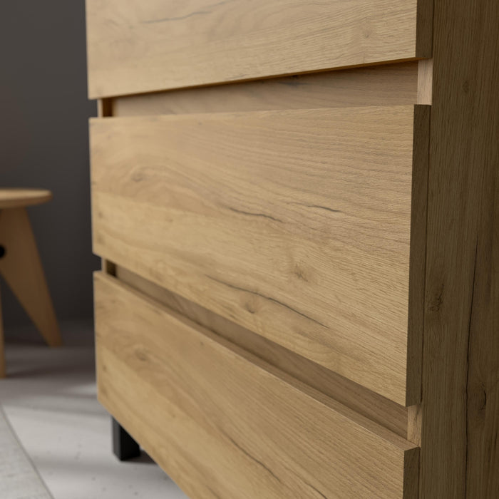 SALGAR 117497 BEQUIA PLUS Mueble de Baño 1 poza Porcelana 110cm Roble