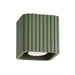 SOLLUX SL.3050 Lámpara De Techo Riff 1 Verde Oliva Gu10