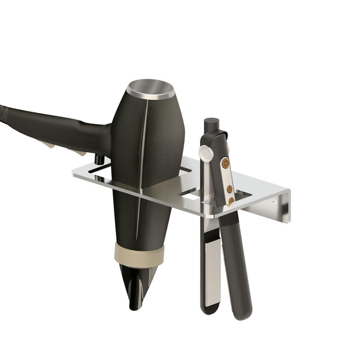 BELTRAN 10473 ETNA Porta Secador Y Planchas De Pelo De Pared Acero Inox