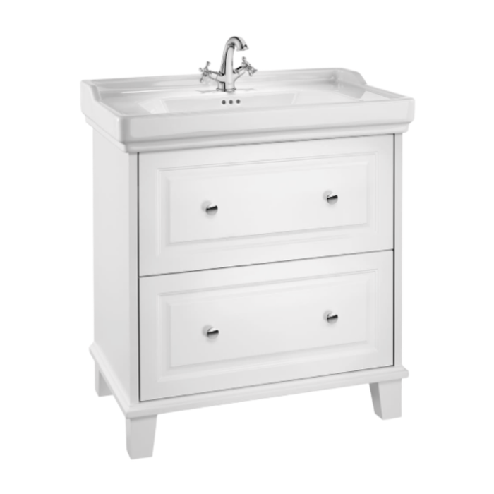 ROCA A851369415 CARMEN UNIK Mueble + Lavabo 2 Cajones Blanco
