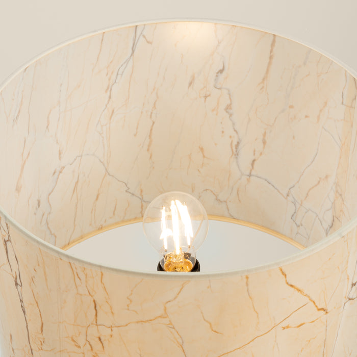 SOLLUX SL.1854 Lámpara de pie NEVIA mármol mármol beige/negro
