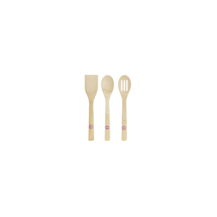 ARCOBAÑ FCUTMTROP  Set 3 Utensilios Madera Cocina Tropical