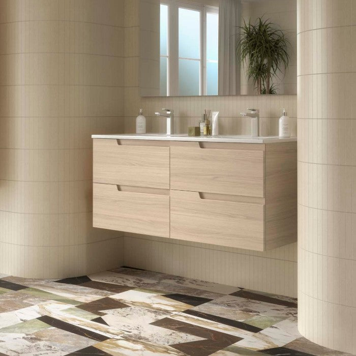SALGAR 117963 VIMA Mueble+Lavabo 120 Color Roble Sienna