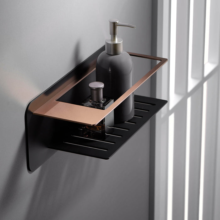 IMEX ADT009/NOR BETHARI Jabonera Frontal Negro Oro Rosa