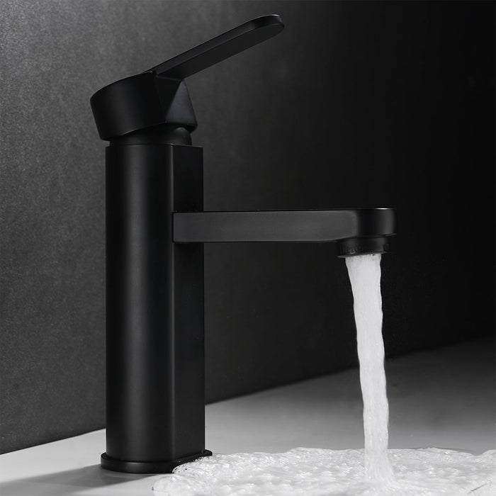 IMEX BDR001-1NG ROMA Matte Black Sink Faucet