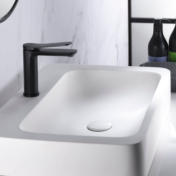 IMEX BDR031-1NG DINAMARCA Grifo de Lavabo Negro Mate