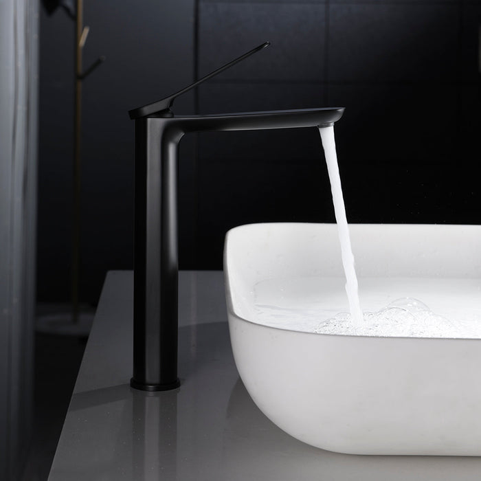 IMEX BDR031-3NG DENMARK Matte Black Tall Sink Faucet