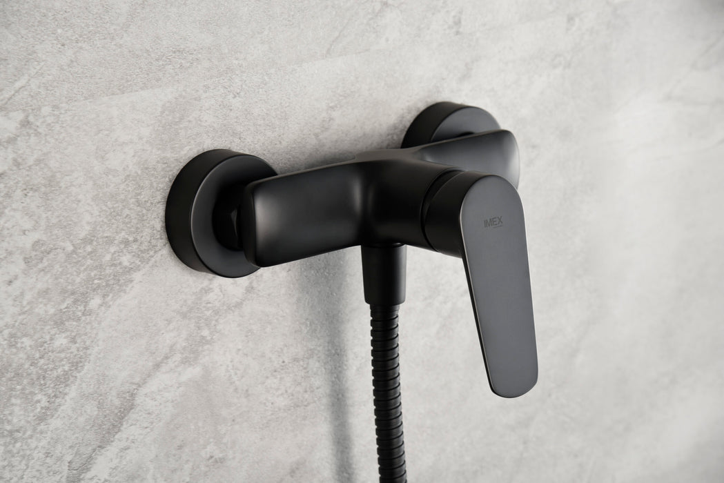 IMEX BDZ044-5NG BELGIUM Matte Black Shower Faucet