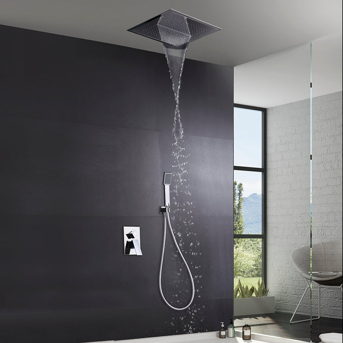 IMEX GTS020 MALAGA Conjunto de Ducha Empotrado Monomando Cromo