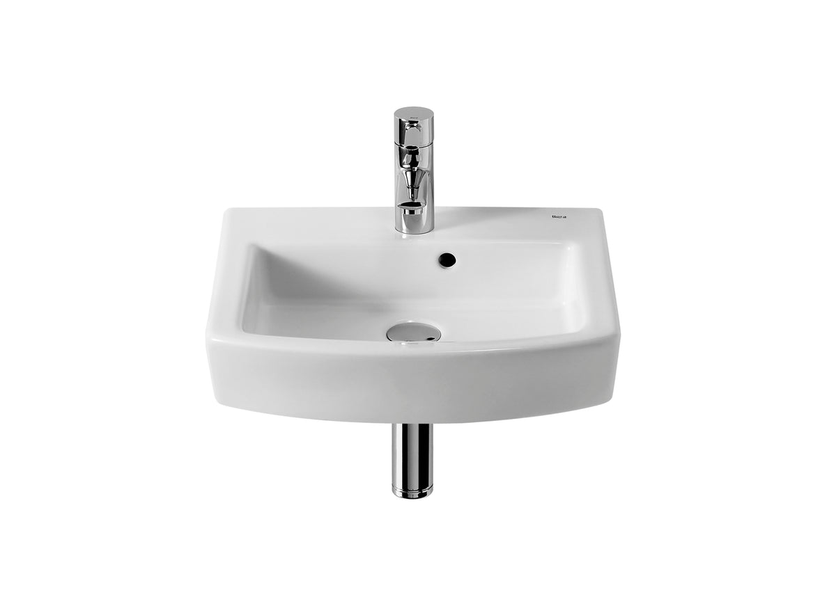 Lavabo mural ROCA HALL 45 cm blanco - Roca Sanitarios - Adaptabilidad y ...