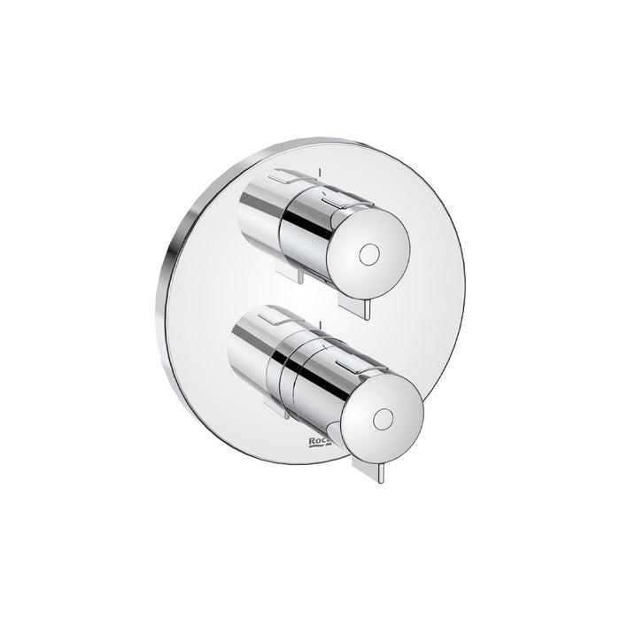 ROCA A5D0718C00 T-500 BASIC Thermostatic Bath-Shower Faucet Chrome