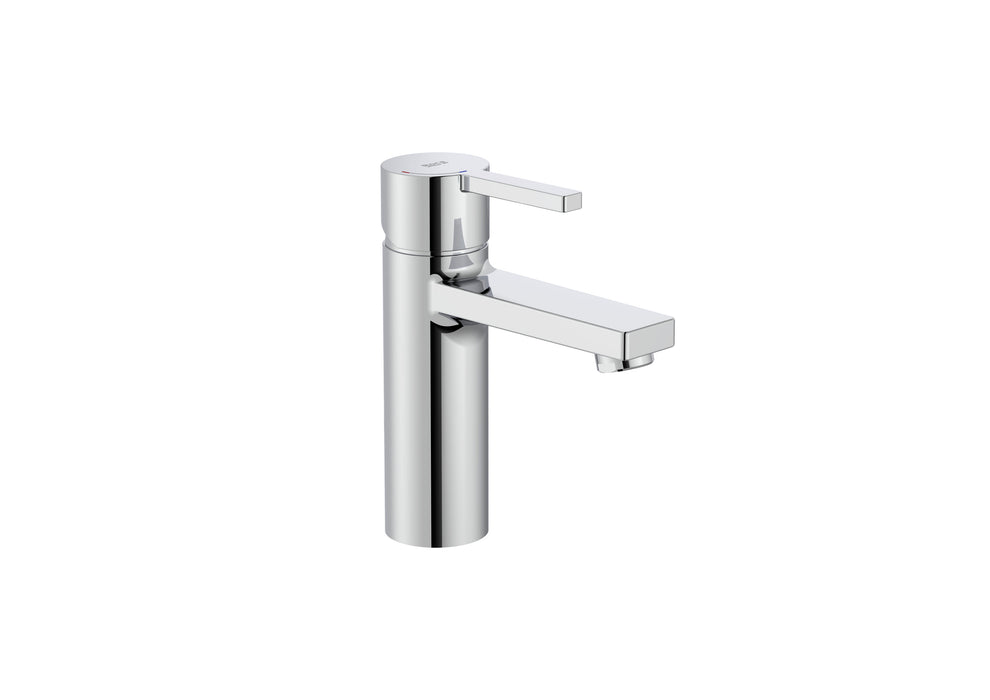 ROCA A5A3296C00 NAIA Single Lever Sink Tap Smooth Outlet Click Clac Chrome