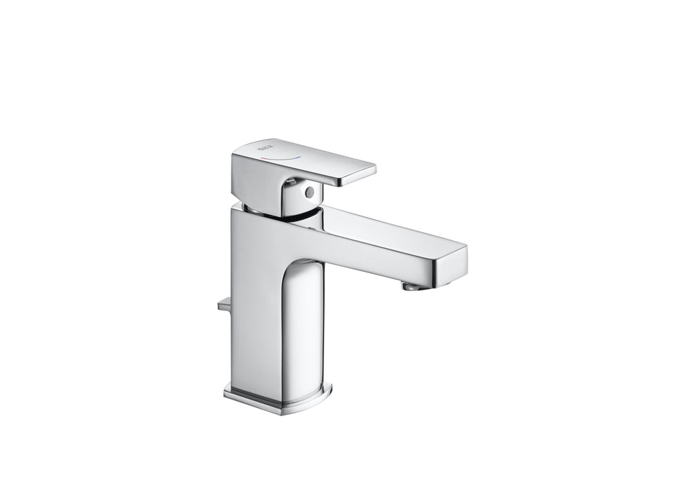 ROCA A5A3A01C00 L90C Single-Handle Basin Tap with Automatic Outlet with Chrome
