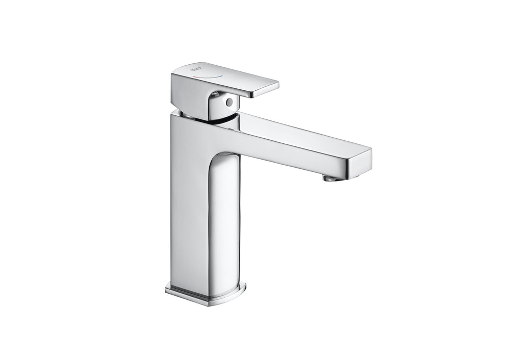 ROCA A5A3C01C00 L90C Mezzo Smooth Sink Mixer Tap with Clic Clac Outlet with Chrome