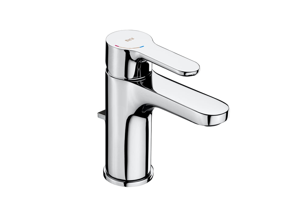 ROCA A5A3I09C00 L20XL Single-Handle Basin Tap with Automatic Outlet Chrome